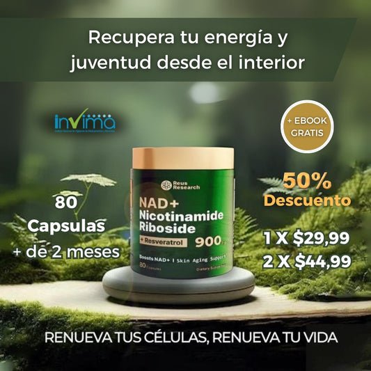 Nicotinamide + Resveratrol - Rejuvenece tu vida